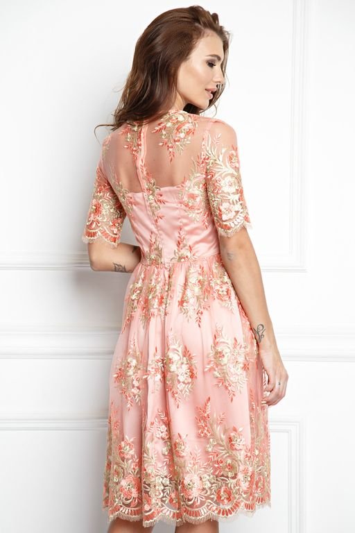Платье Изольда цвет нежно-розовый (П-140-6) - 7