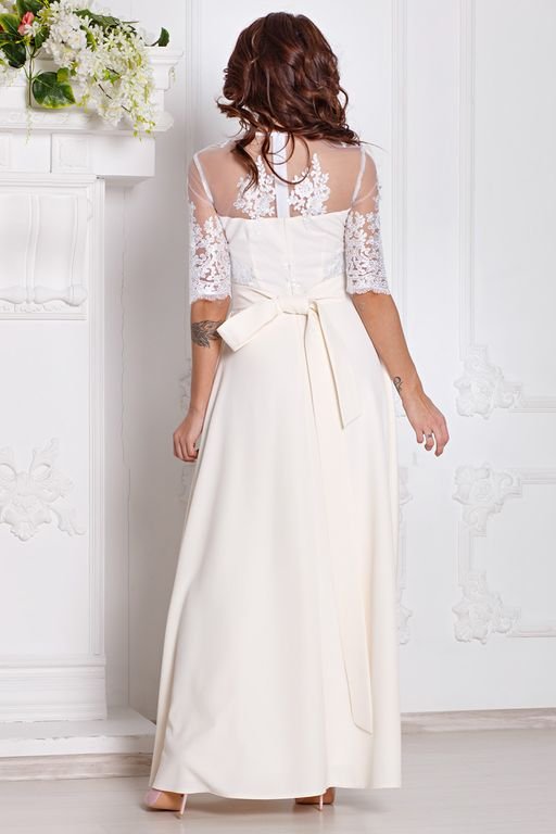 Платье Анжелина цвет айвори (П-56-5) - 3