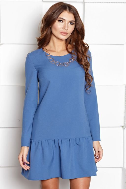 Платье Грэйс цвет серо-голубой (П-112-3) - 1