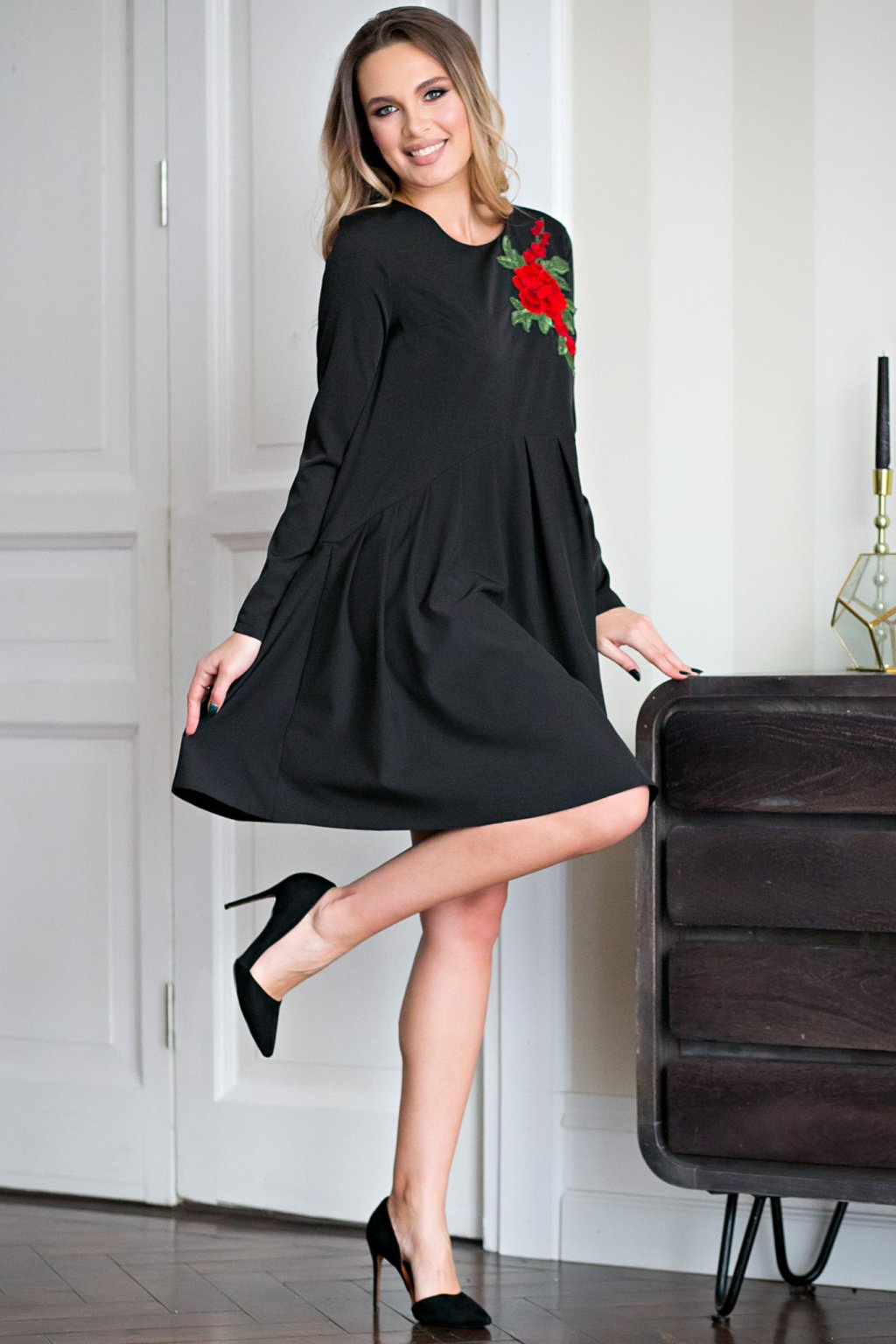 Платье Джейн цвет черный (П-122-7) - 2