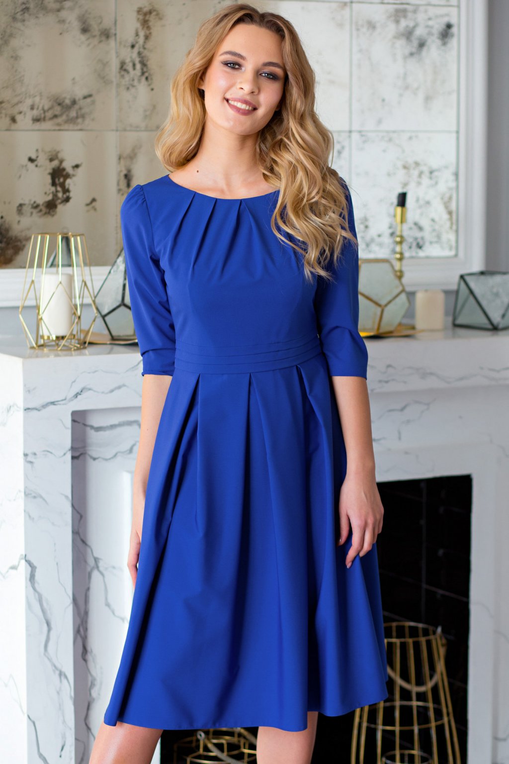 Платье Ольга цвет синий (П-100-7) - 2