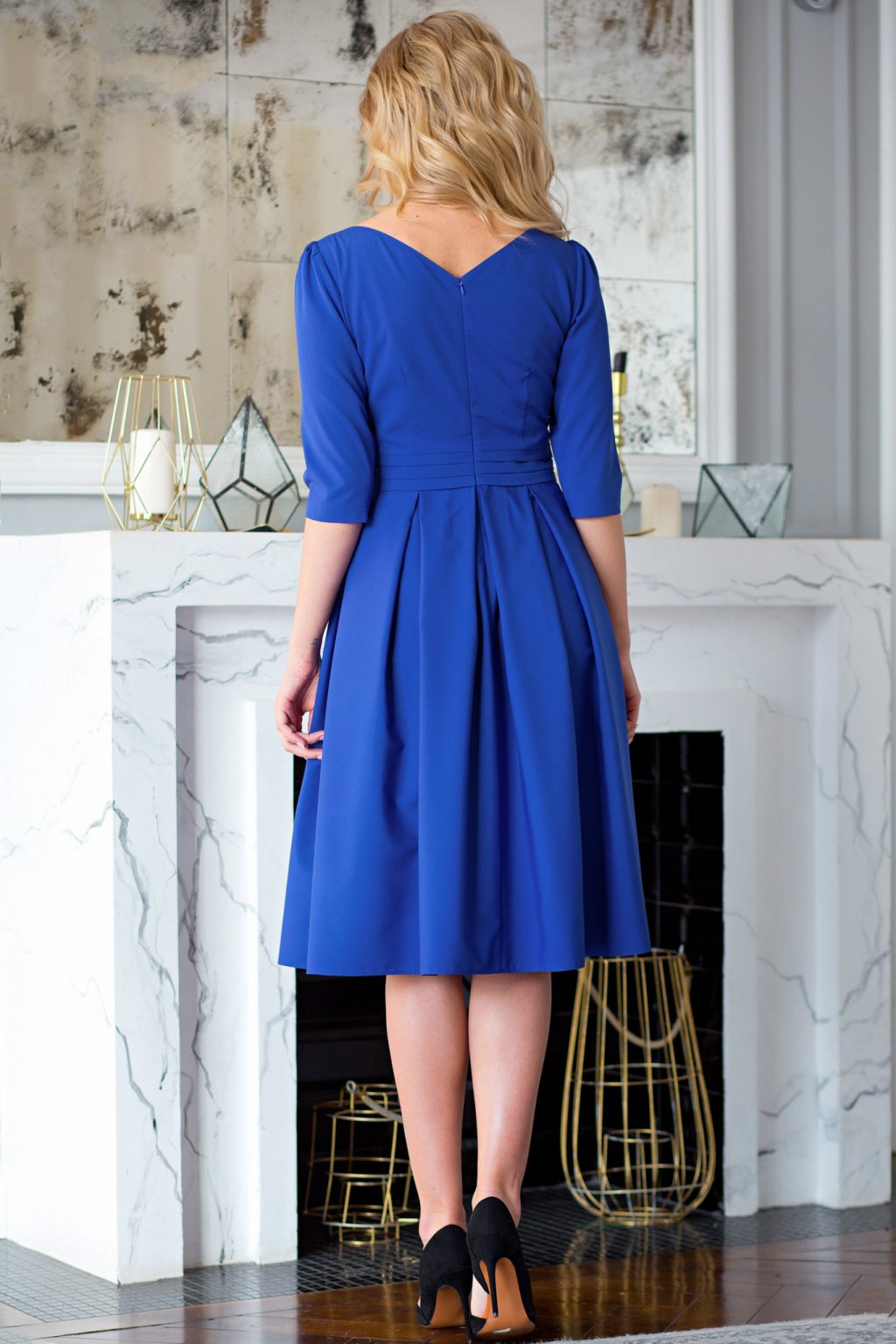 Платье Ольга цвет синий (П-100-7) - 3