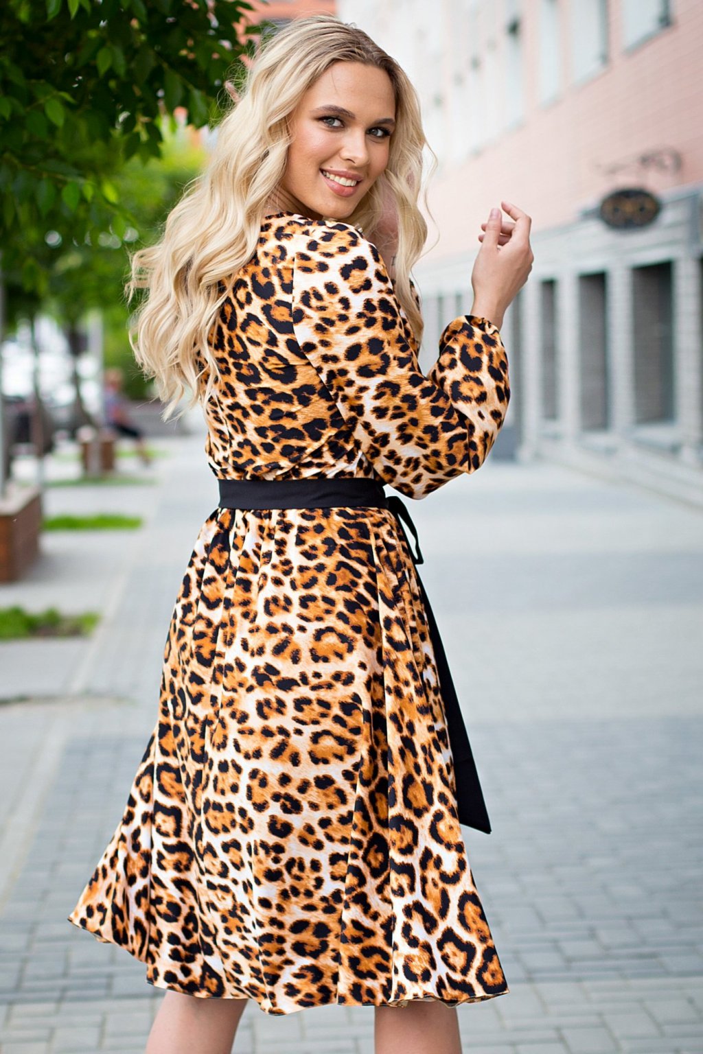 Платье Милена леопард (П-42-6) - 5