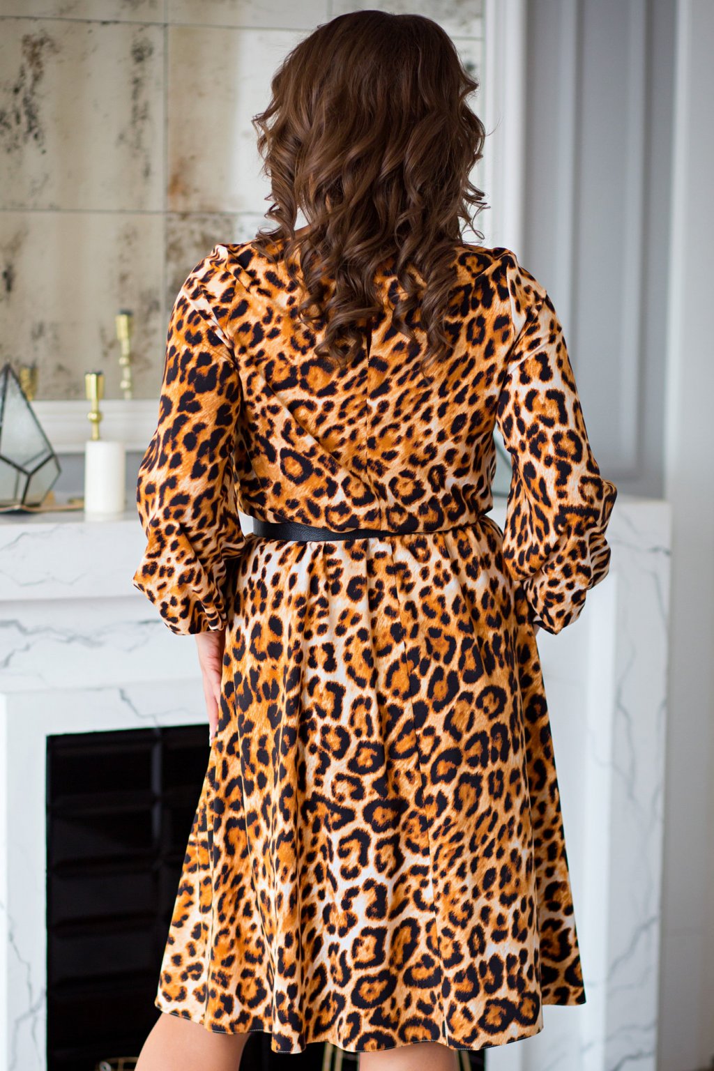 Платье Милена леопард (Пб-42-6) - 3