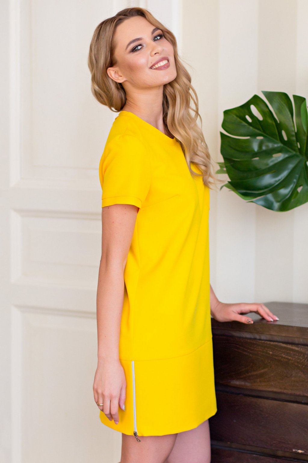 Платье Ариста желтый (П-34-1) - 8