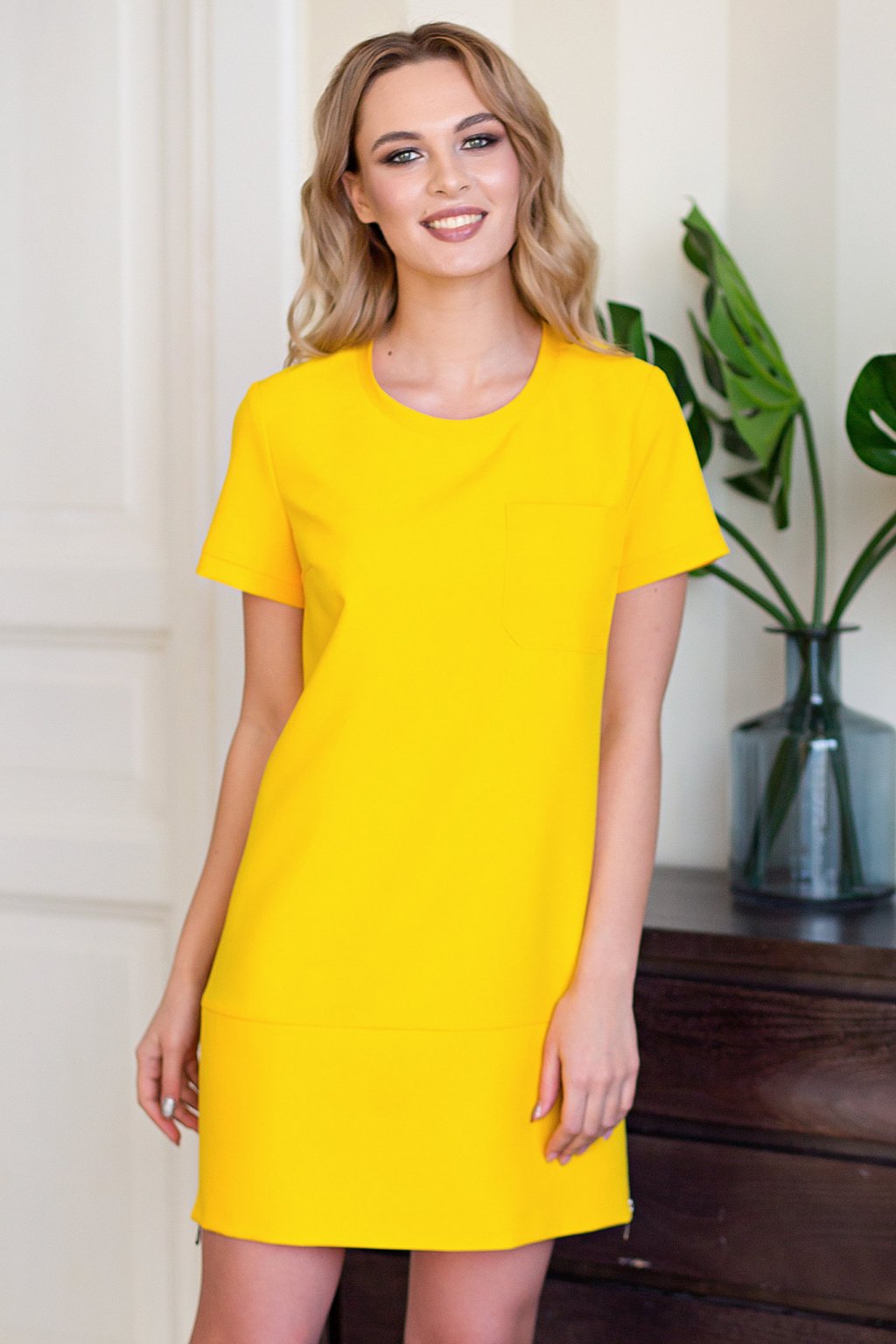 Платье Ариста желтый (П-34-1) - 9