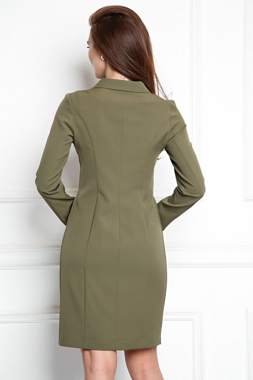Платье-жилет цвет оливковый (П-150-2) - 3