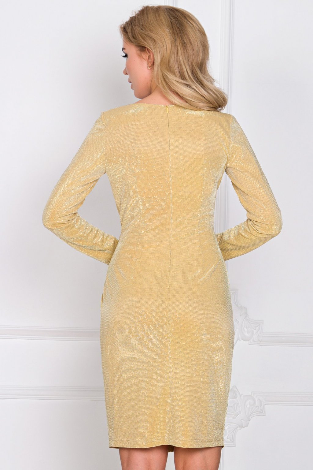 Платье Жаклин  цвет золото (П-170-3) - 4