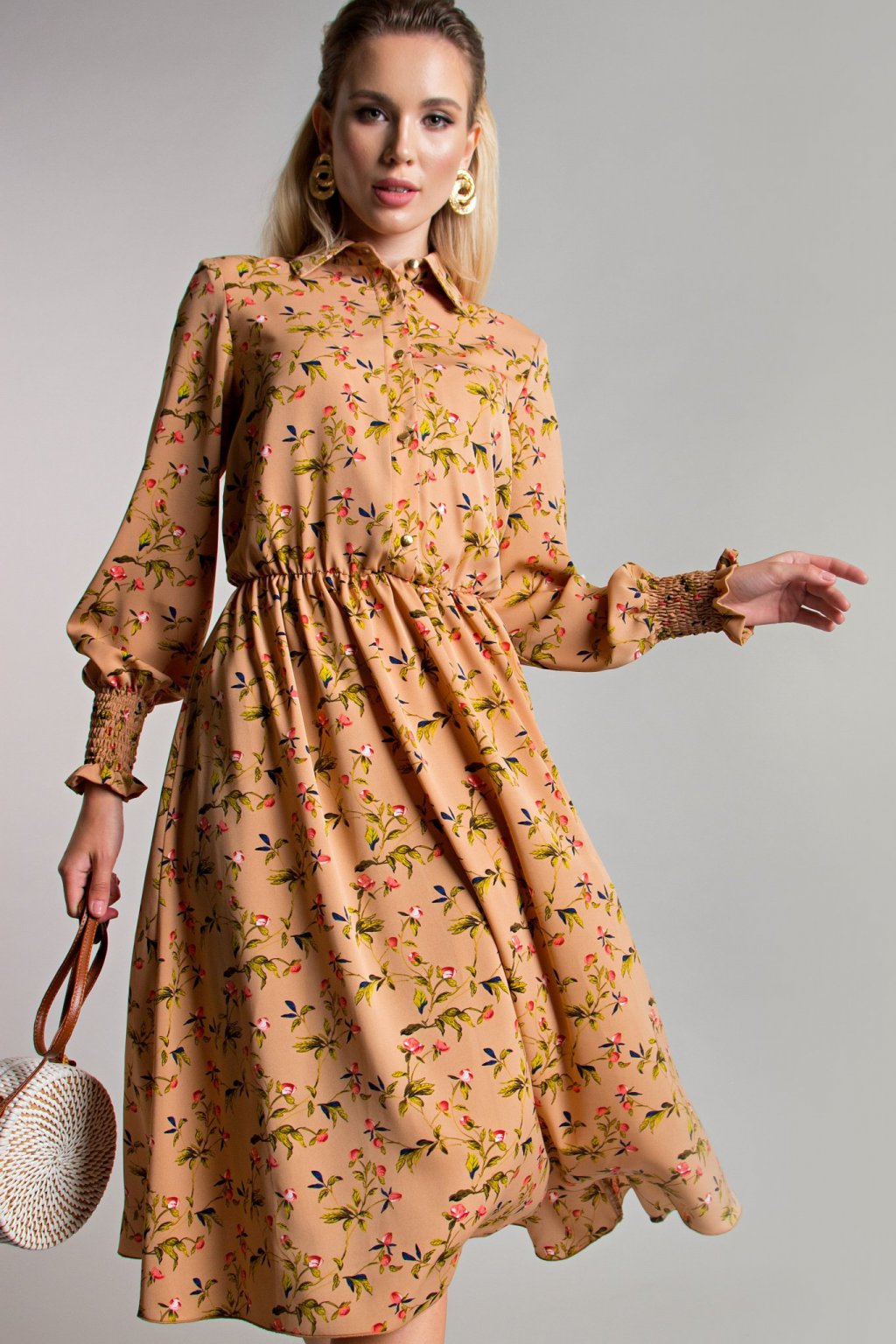 Платье Рафаэлла цвет беж (П-208-5) - 1