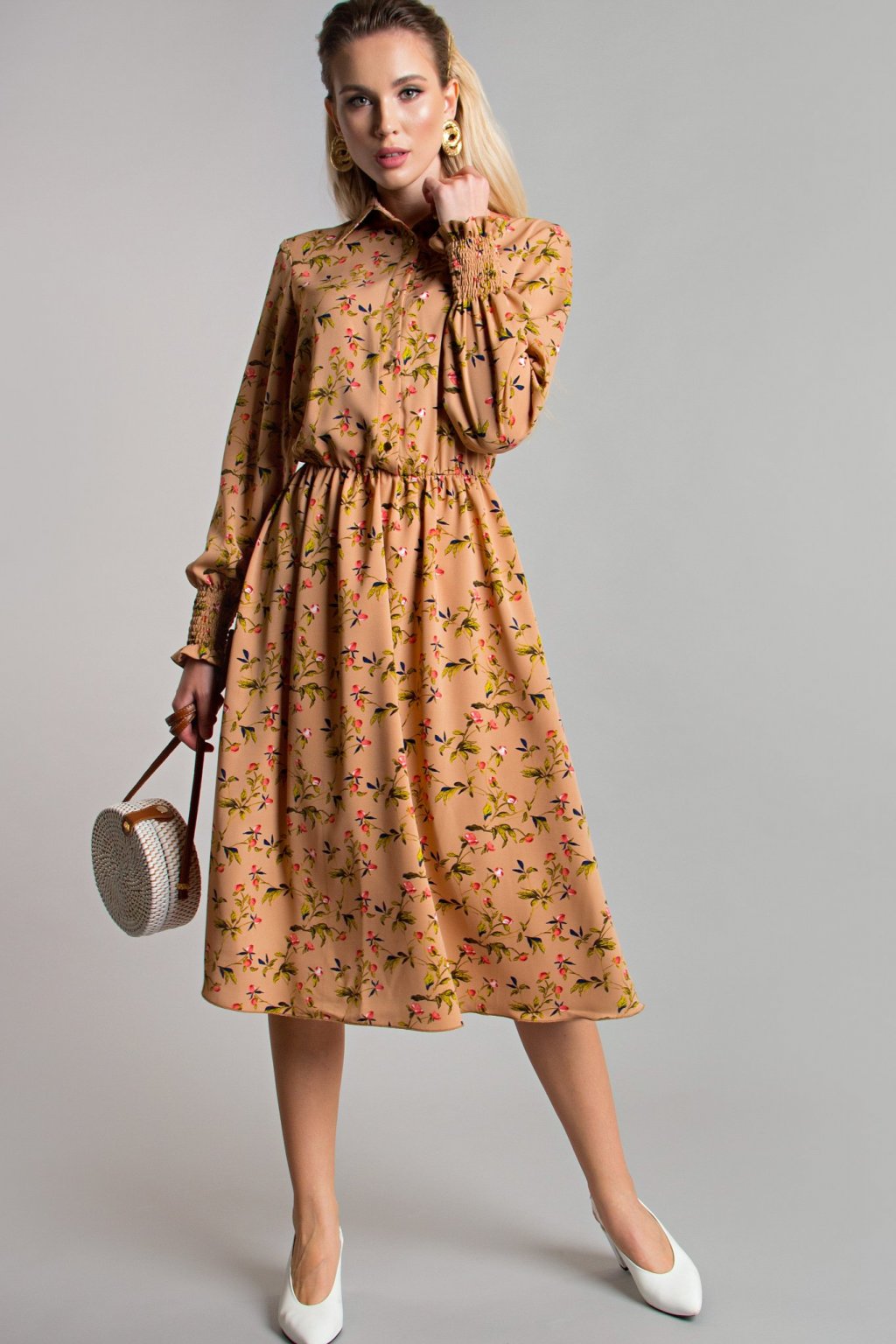 Платье Рафаэлла цвет беж (П-208-5) - 4