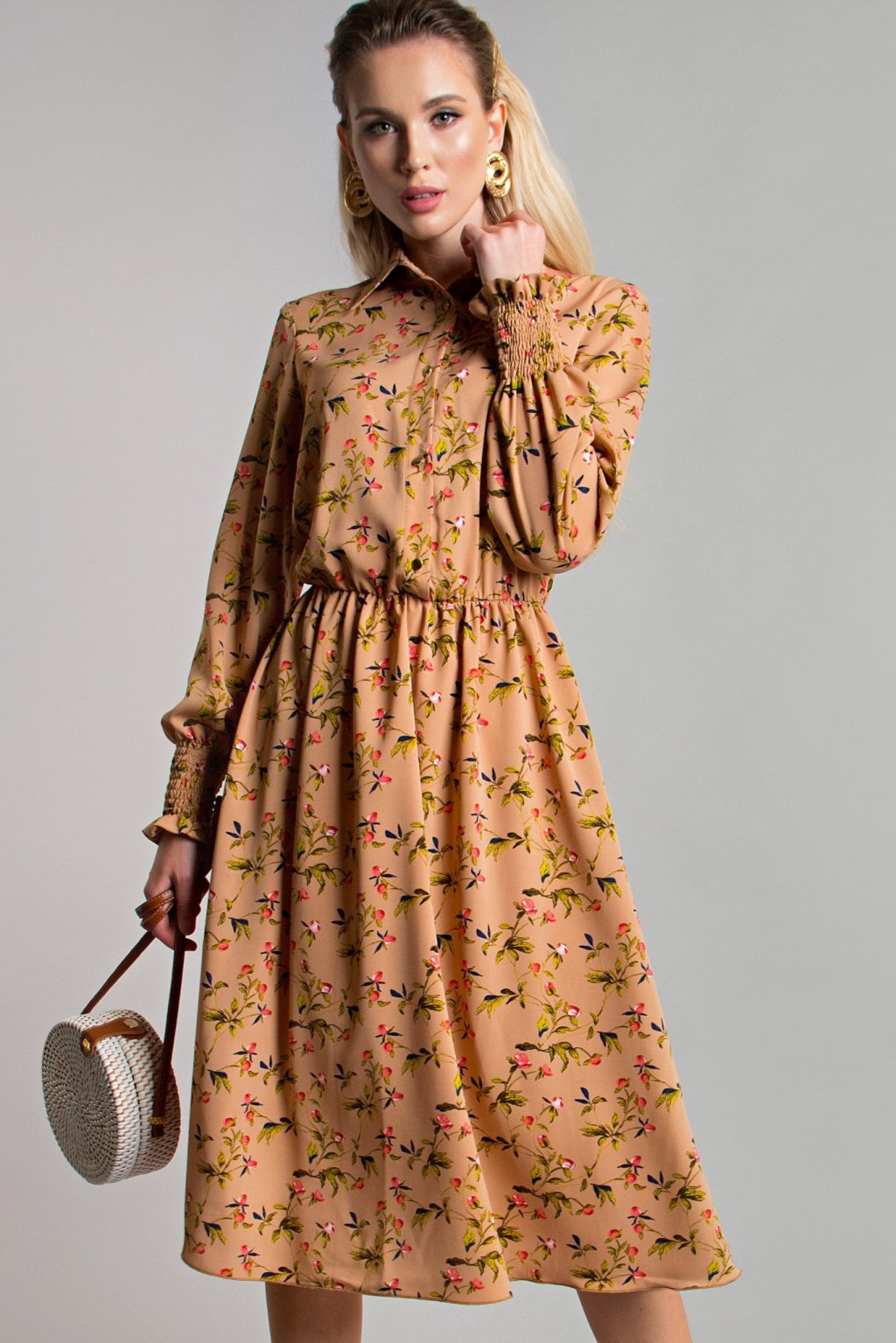 Платье Рафаэлла цвет беж (П-208-5) - 3