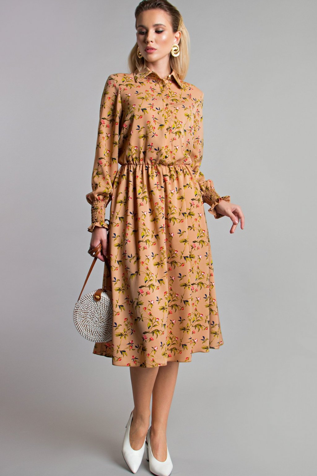 Платье Рафаэлла цвет беж (П-208-5) - 5