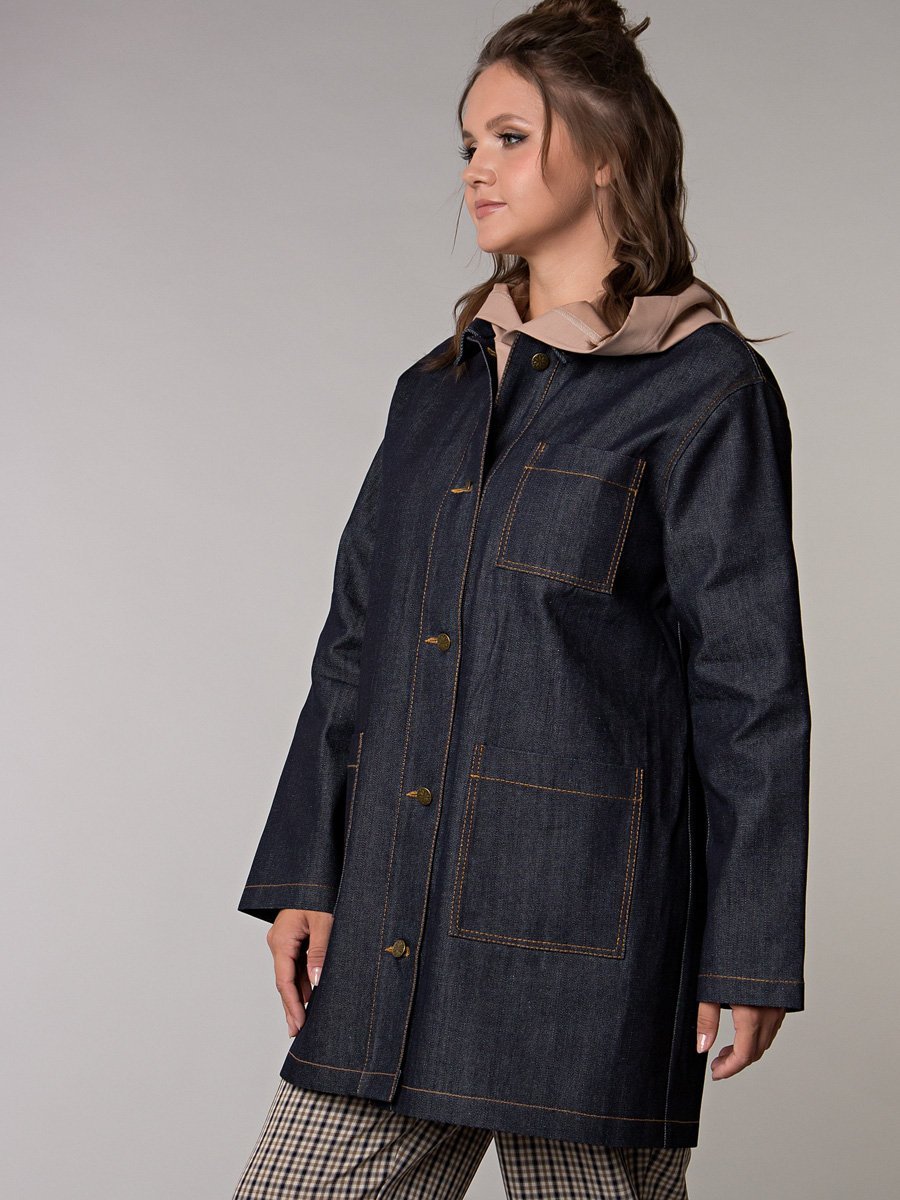 Куртка-ветровка из джинсы  (Пт-4-1) - 1