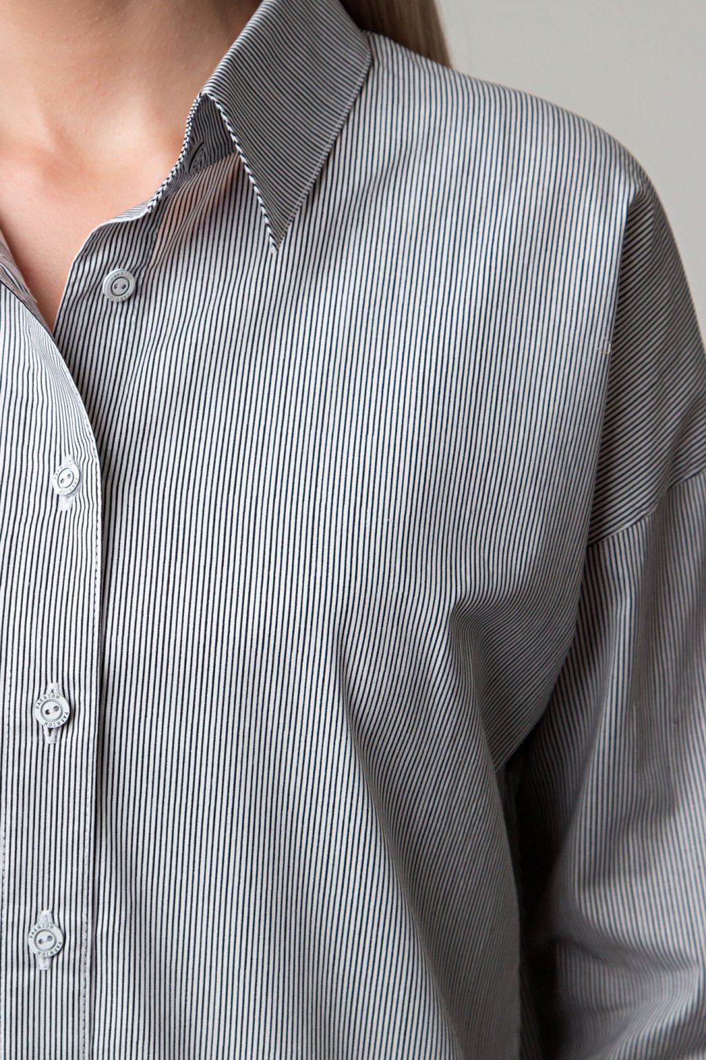 Рубашка хлопок в мелкую полоску (Б-149-3) - 9