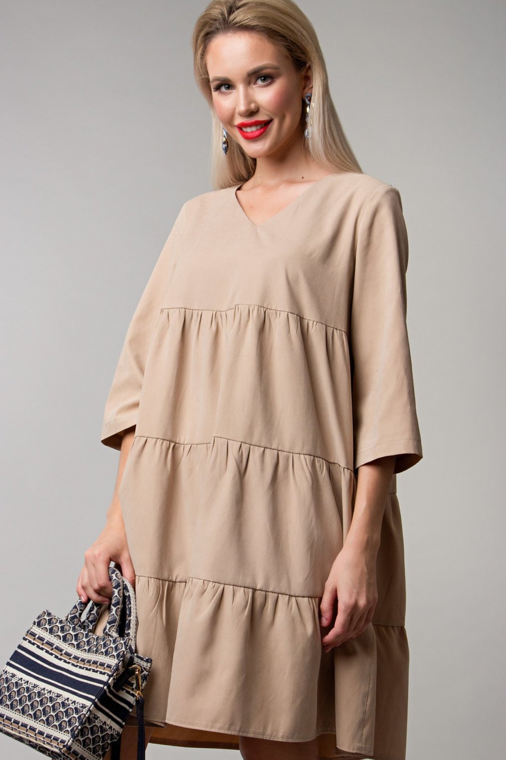 Платье Беверли цвет беж (П-234-2) - 2