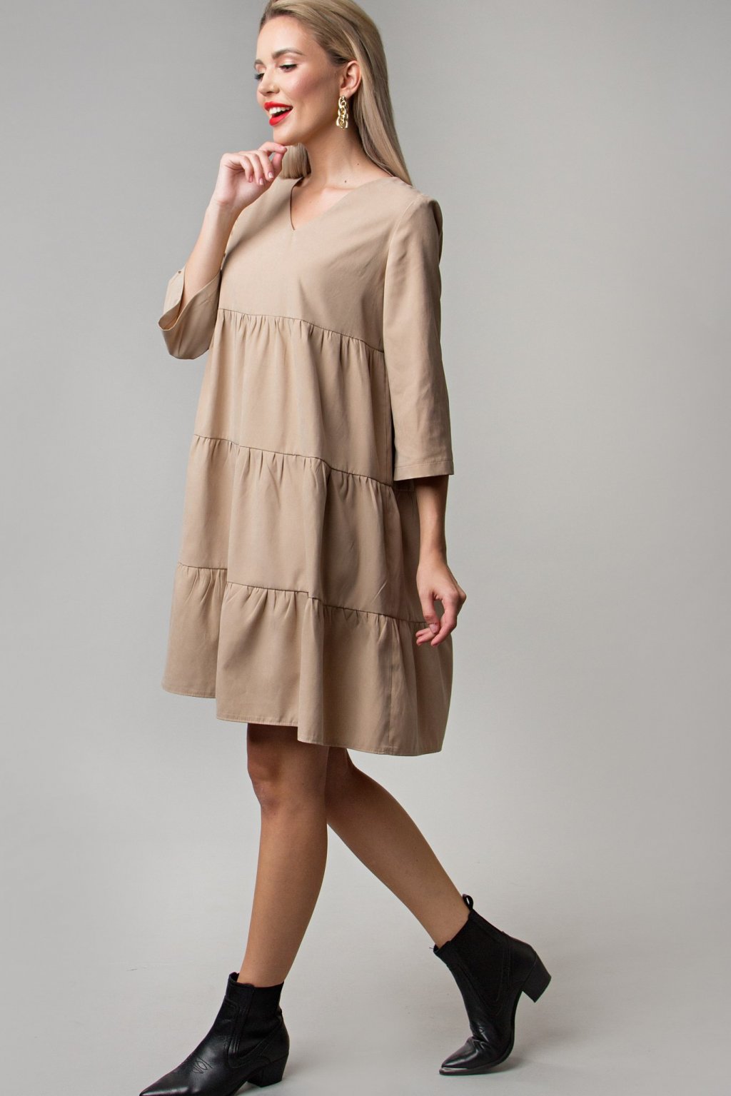Платье Беверли цвет беж (П-234-2) - 4