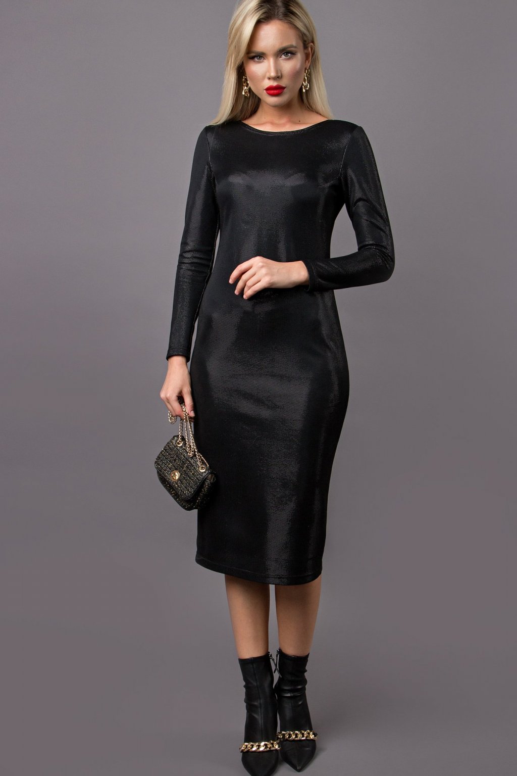 Платье Адела цвет черный(П-246-2) - 5
