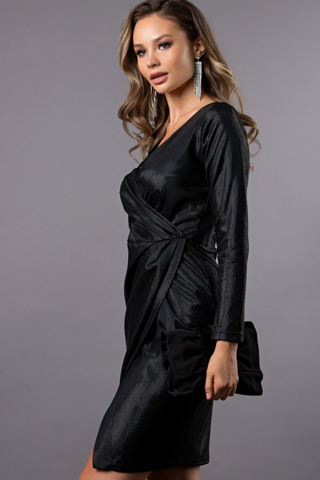 Платье Жаклин  цвет черный (П-170-7) - 4