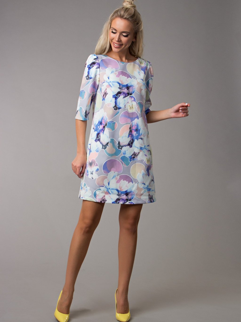Платье Гренни цвет фиолетовый (П-258-2) - 2