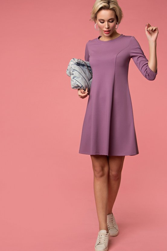 Платье Аглая  цвет фиолетовый (П-262-3)