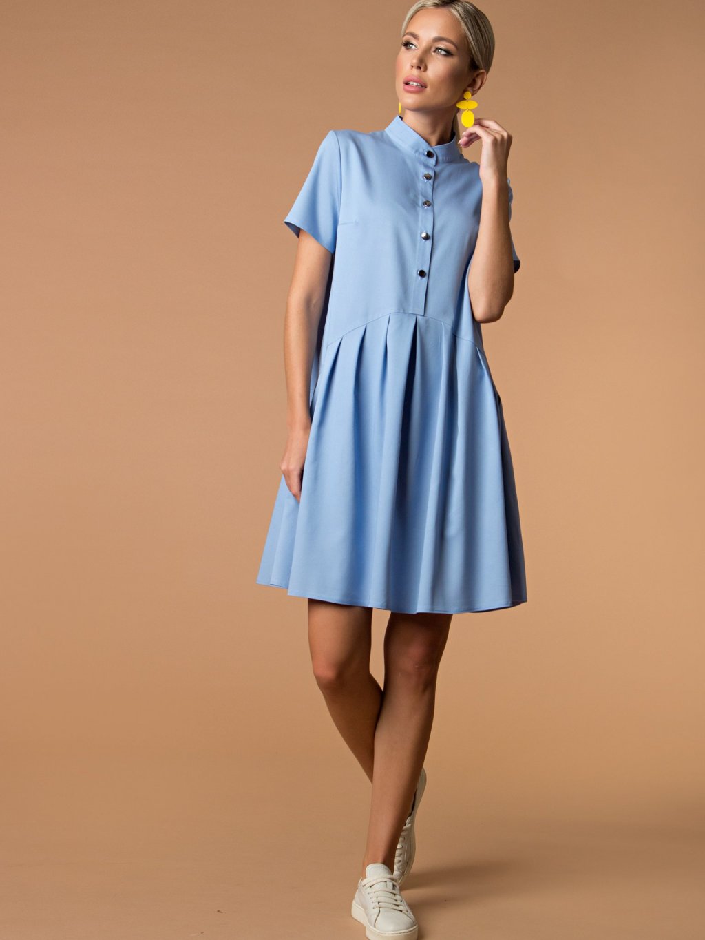 Платье Джейн голубой  (П-284-1) - 2