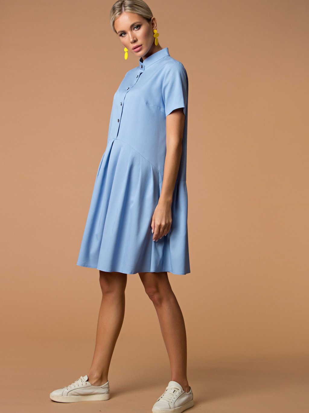 Платье Джейн голубой  (П-284-1) - 7