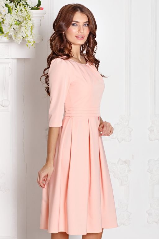 Платье Ольга цвет персик (П-100-5) - 3